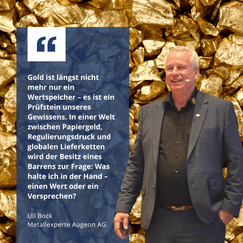 Gold als Wertspeicher und Versprechen - Uli Bock