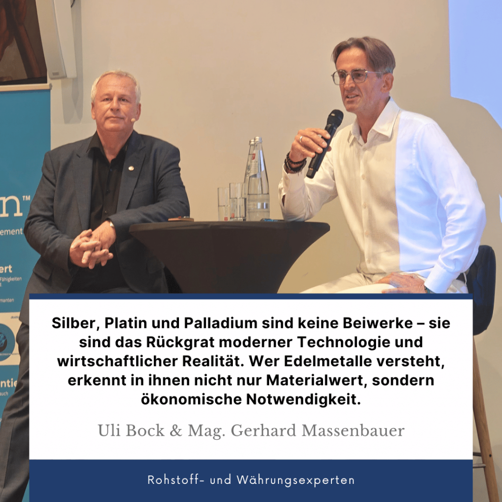 Silber, Platin und Palladium - Uli Bock und Gerhard Massenbauer